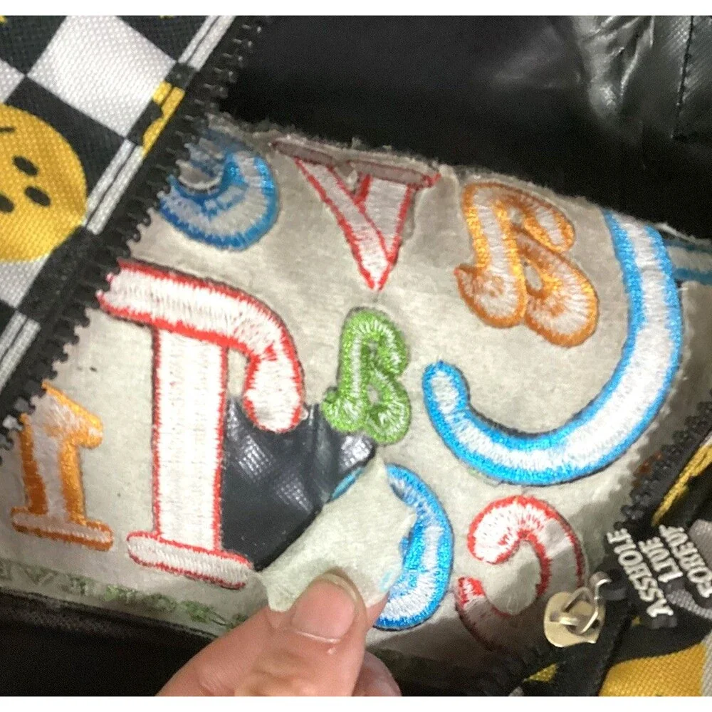 A**holes Live Forever 'Have A Nice Trip' Duffel Bag Smiley Faces All-Over Print